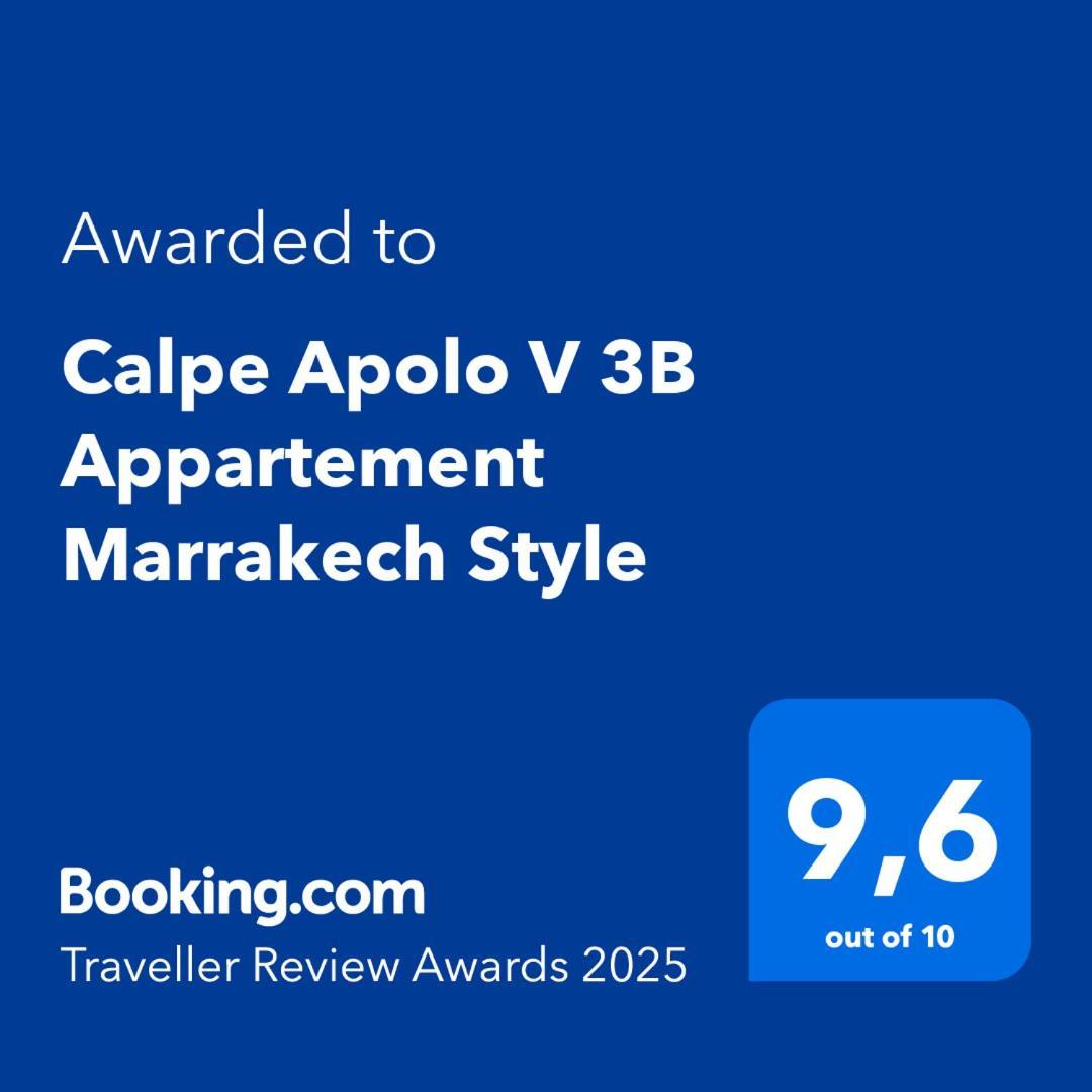 Calpe Apolo V 3B Appartement Marrakech Style المظهر الخارجي الصورة